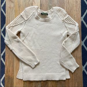 Sam Edelman Mixed Stitch Sweater in Tea Heather Size Medium